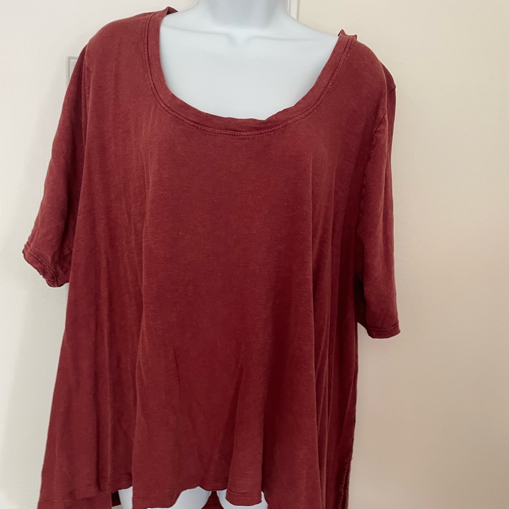 💕Wonderly pre-washed high low top💕